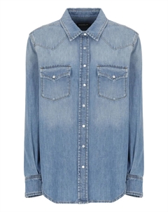Джинсовая рубашка с карманами, синий Dondup