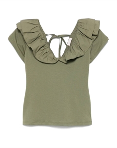 Хлопковая футболка, зеленый Liu jo