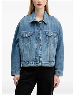 Джинсовая куртка с логотипом, синий Hugo