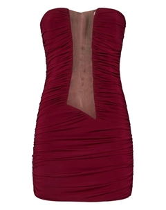 Платье мини с драпировкой, красный Nensi dojaka