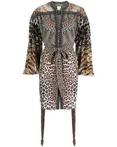 Шелковое платье Call of the Cathedral, коричневый Camilla