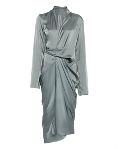 Платье с драпировкой, синий Rick owens