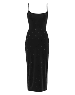 Платье, украшенное стразами, черный Mc2 saint barth