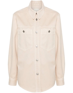 Куртка-рубашка Talbot на пуговицах, нейтральный Isabel marant