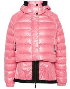 Стеганый пуховик, розовый Moncler