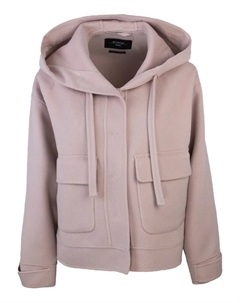 Куртка Gary с капюшоном и накладными карманами, розовый Weekend max mara