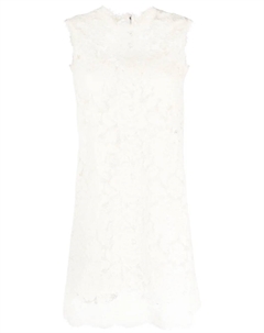 Платье-трапеция мини без рукавов, нейтральный Dolce&gabbana