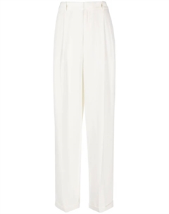 Широкие брюки строгого кроя, белый Polo ralph lauren