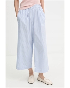 Хлопковые брюки FLEUR, синий Weekend max mara