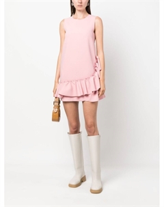 Платье мини с оборками, розовый Msgm