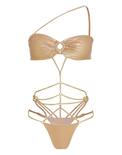 Купальник из коллаборации с Jade Jade, золотой Amir slama