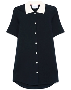 Платье мини в рубчик, синий Thom browne
