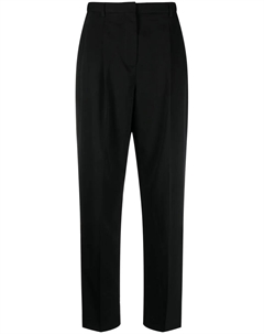 Твиловые брюки из шерсти, черный Tory burch