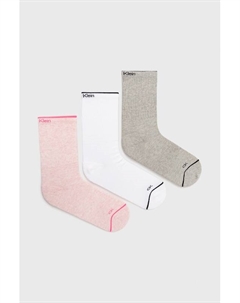 Носки 3 пары, розовый Calvin klein