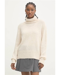 Свитер с шерстью, бежевый Answear lab