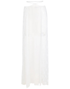 Кружевная юбка макси, белый Amir slama