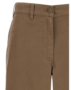 Брюки широкого кроя, коричневый The row