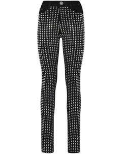 Джинсы скинни с кристаллами, черный Philipp plein