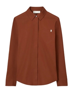 Рубашка с длинными рукавами, коричневый Tory burch