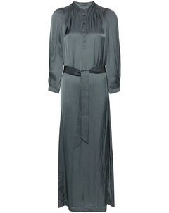 Атласное платье макси Ritchin, серый Zadig&voltaire