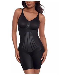 Женский утягивающий боди Modern Miracle Thigh Slimmer 2562, черный Miraclesuit