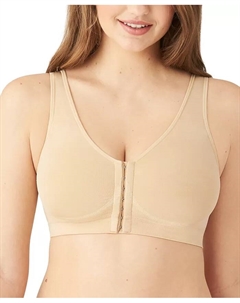 Женский безпроволочный компрессионный бюстгальтер для мастэктомии, коричневый/бежевый Wacoal