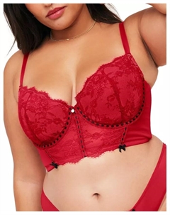 Бюстгальтер Yara Contour Demi Plus Size, красный Adore me