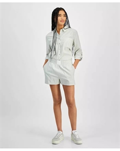 Полосатые шорты-боксеры для юниоров, зеленый Hippie rose