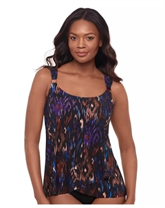 Женский топ-танкини Tapiz Dazzle с чашками на косточках, мультиколор Miraclesuit