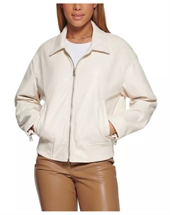 Женская облегченная бомбер из искусственной кожи, коричневый/бежевый Levi's®