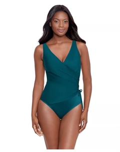 Женский купальник Razzle Dazzle Eclat One Piece, зеленый Miraclesuit