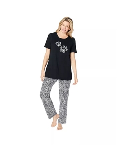 Женский комплект пижамы с принтом PJ Set, мультиколор Dreams & co.