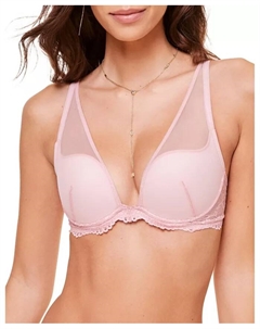 Женский бюстгальтер Joslyn Push Up Plunge с эффектом пуш-ап, розовый Adore me