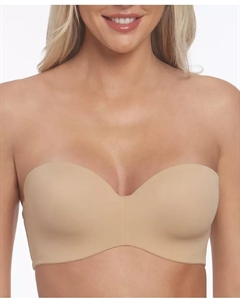 Женский бесшовный бюстгальтер без бретелек Bella Seamless с внутренней поддержкой, коричневый Dominique