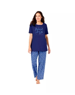 Женский комплект пижамы с принтом PJ Set, мультиколор Dreams & co.