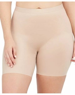 Женские шорты Thinstincts 2.0 с высокой талией до середины бедра, коричневый/бежевый Spanx