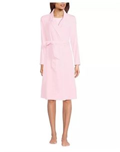 Женский охлаждающий халат с кантом, розовый Lands' end