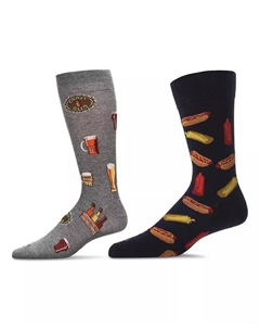 Мужские носки Food Rayon From Bamboo Crew, 2 пары, мультиколор Memoi