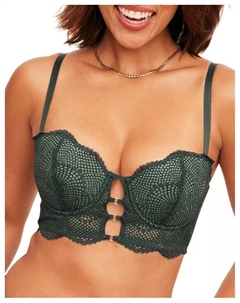 Женский бюстгальтер балконет с эффектом пуш-ап Margaritte, зеленый Adore me