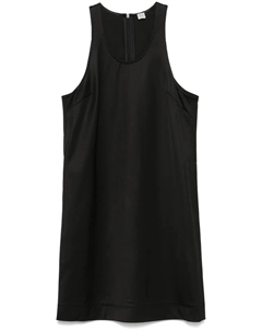 Платье мини с U-образным вырезом TOTEME, черный Toteme