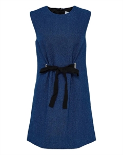 Платье с поясом, синий Msgm