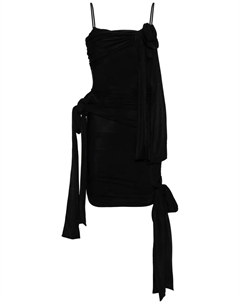 Платье с квадратным вырезом, черный Blumarine