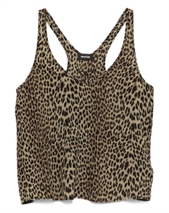 Топ с леопардовым принтом, зеленый Zadig&voltaire