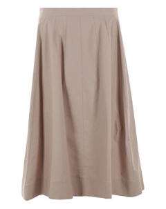 Юбка миди А-силуэта, нейтральный Chloe