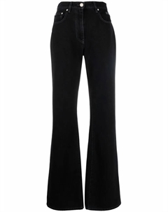 Брюки с вышитым логотипом, черный Msgm