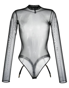 Боди Corps ? Corps с длинными рукавами, черный Maison close