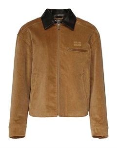 Вельветовая куртка, коричневый Miu miu