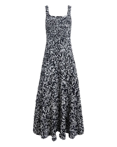 Платье макси Twigs, черный Khaite