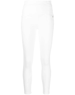 Укороченные джеггинсы кроя слим, белый Patrizia pepe