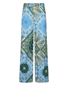 Брюки с принтом, зеленый Liu jo